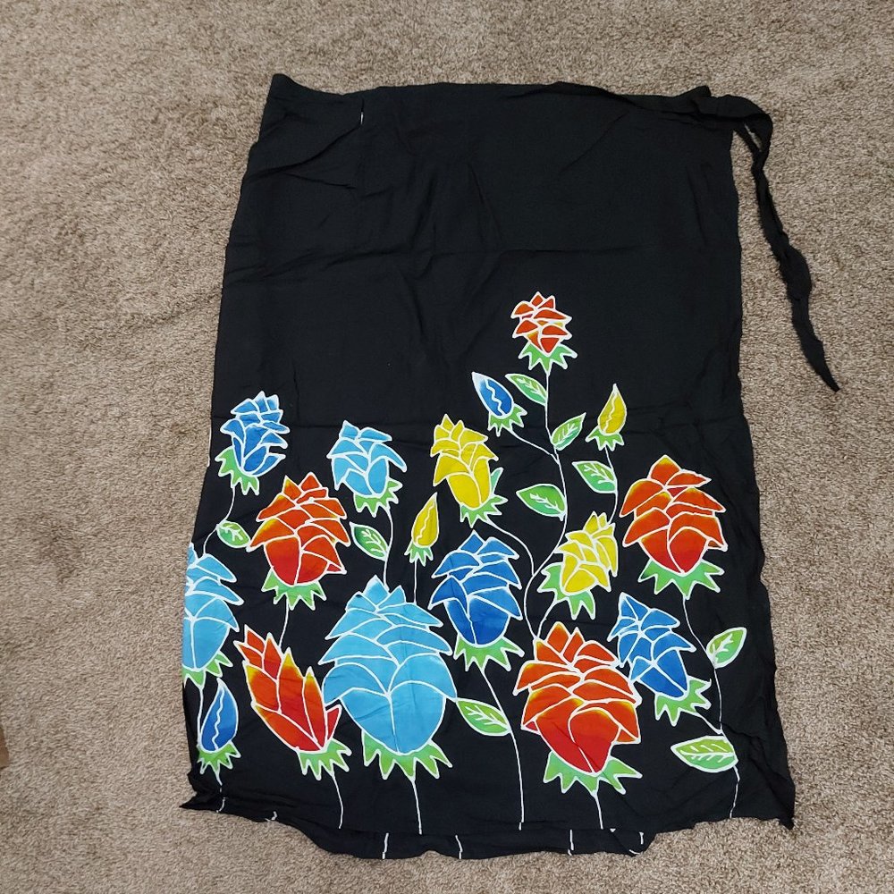 Designs by Naomi Flower Wrap Skirt